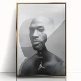 Modern Monochrome Pop Art Wall Art – Bold Black, White, Gray Canvas