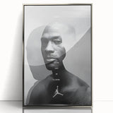 Modern Monochrome Pop Art Wall Art – Bold Black, White, Gray Canvas