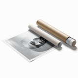 Modern Monochrome Pop Art Wall Art – Bold Black, White, Gray Canvas