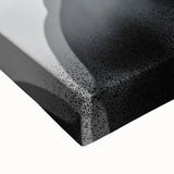 Modern Monochrome Pop Art Wall Art – Bold Black, White, Gray Canvas