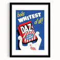 Retro Daz Detergent Poster - Vintage Laundry Room Wall Art