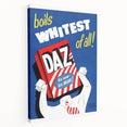 Retro Daz Detergent Poster - Vintage Laundry Room Wall Art