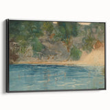 Realism Art Print - Blue Spring, Florida by Winslow Homer Canvas Art