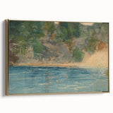 Realism Art Print - Blue Spring, Florida by Winslow Homer Canvas Art