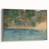 Realism Art Print - Blue Spring, Florida by Winslow Homer Canvas Art