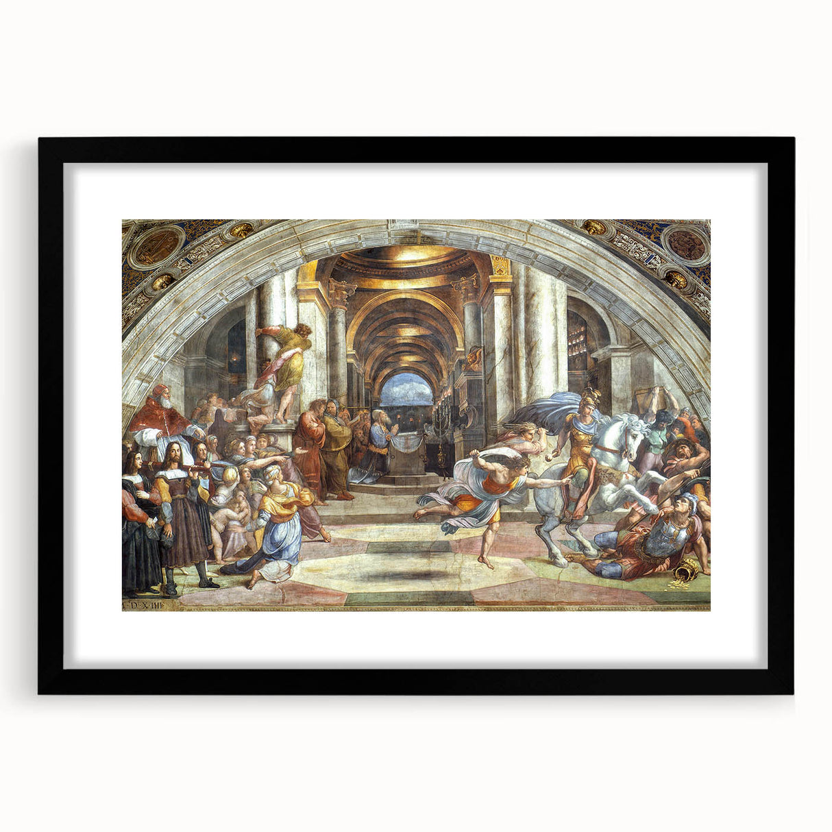 Renaissance Art Prints - Raphael’s The Expulsion of Heliodorus Masterpiece