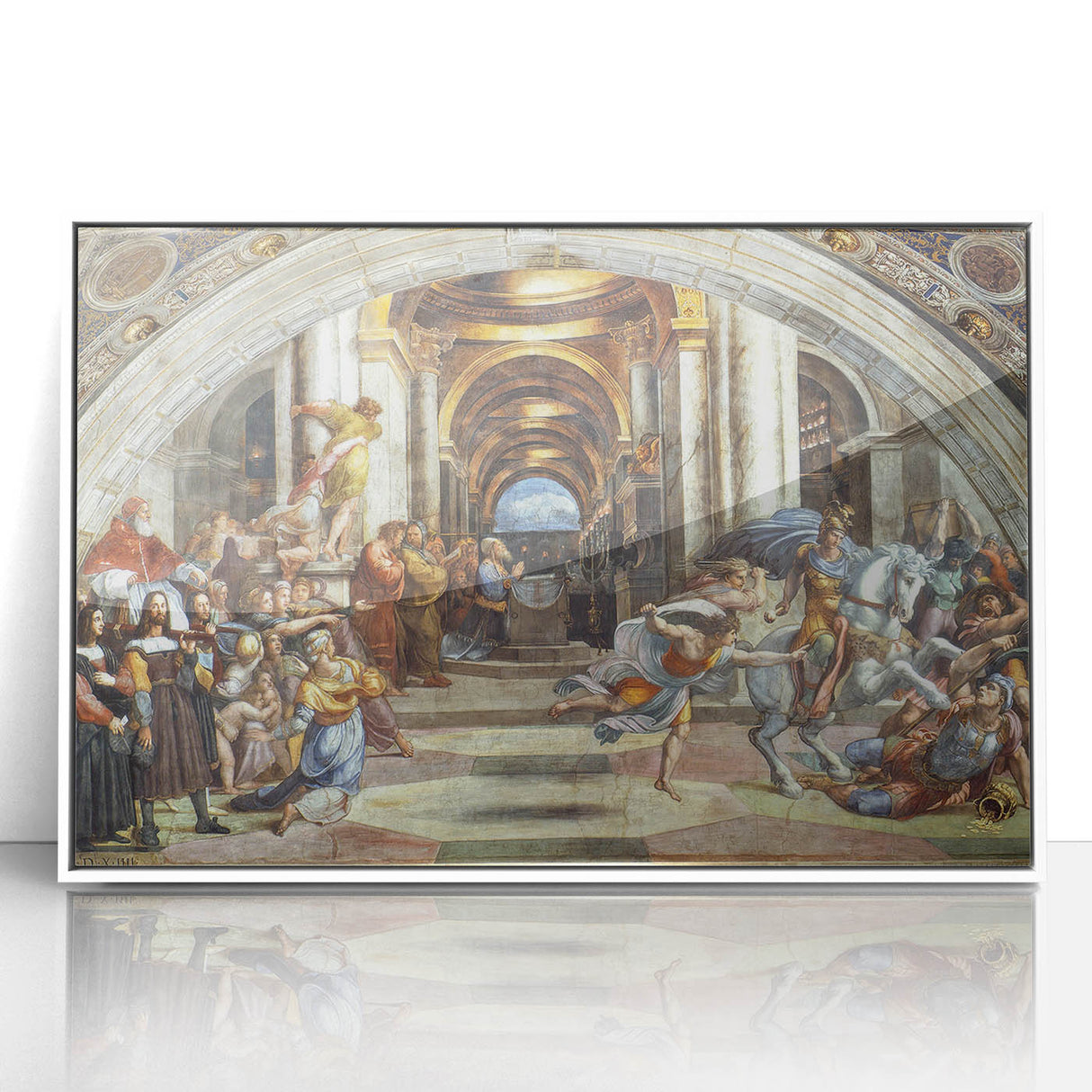 Renaissance Art Prints - Raphael’s The Expulsion of Heliodorus Masterpiece