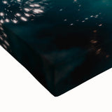 Large art of London landscape in black and white on stretched canvas, suitable for bedroom wall decor.