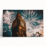 Black and white canvas print of the London skyline, large format, ideal for kitchen wall art.