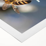 Art deco poster featuring a stylized spring landscape on rolled canvas, with soft pastel colors.