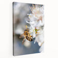 Spring-themed large art on stretched canvas featuring blooming trees in pastel colors, ideal for kitchen wall art.