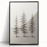 Large abstract wall art featuring winter-themed swirls in cool blues and whites on a framed acrylic.