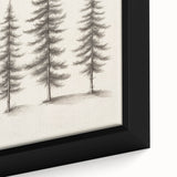 Framed canvas featuring a textured black background with colorful abstract shapes.