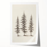 Winter-themed floral art on rolled canvas, featuring muted blue and white tones, ideal for dining room wall decor.