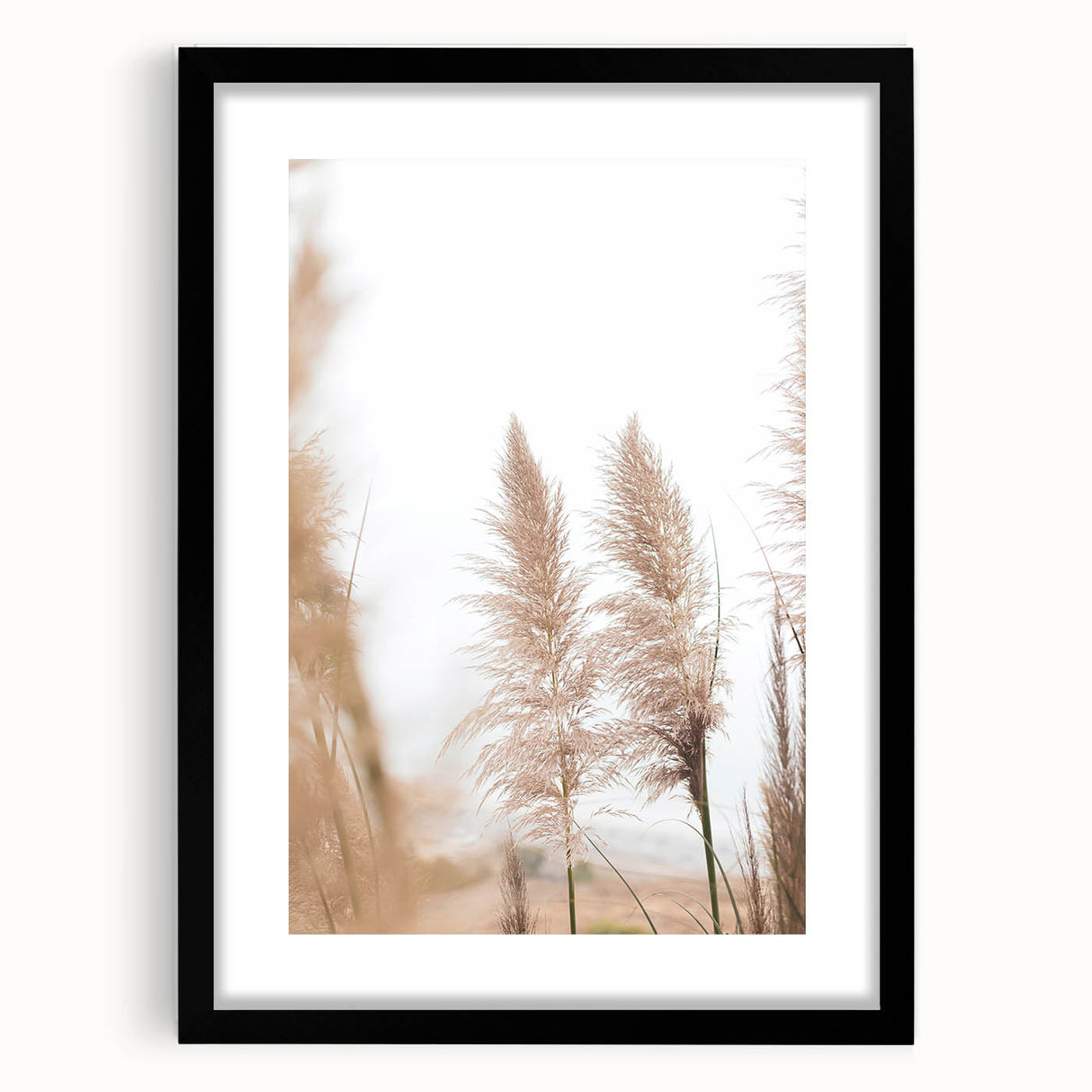 Extra large abstract art print featuring a colorful, textured design on a black framed canvas.