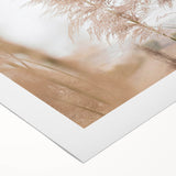 Art deco poster featuring geometric patterns in gold and teal on a rolled canvas, suitable for dining room walls.