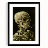 Extra large abstract art print featuring a colorful, textured depiction of swirls and broad brushstrokes on a framed canvas.