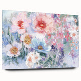 Soft Pastel Floral Wall Art – Impressionist Canvas for Living Room