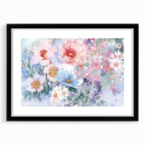 Soft Pastel Floral Wall Art – Impressionist Canvas for Living Room