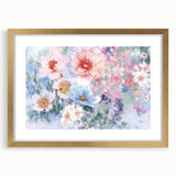 Soft Pastel Floral Wall Art – Impressionist Canvas for Living Room