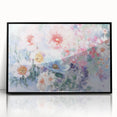 Soft Pastel Floral Wall Art – Impressionist Canvas for Living Room