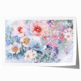Soft Pastel Floral Wall Art – Impressionist Canvas for Living Room