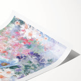 Soft Pastel Floral Wall Art – Impressionist Canvas for Living Room