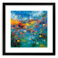 Colorful Abstract Wall Art – Vibrant Modern Floral Canvas Painting