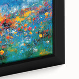 Colorful Abstract Wall Art – Vibrant Modern Floral Canvas Painting