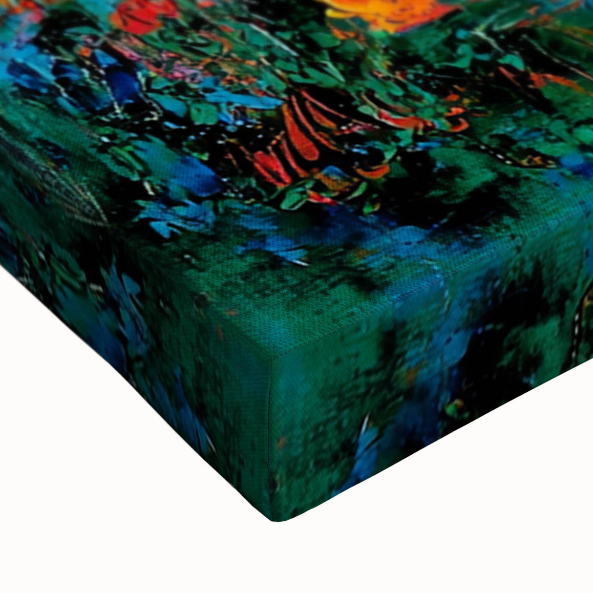 Colorful Abstract Wall Art – Vibrant Modern Floral Canvas Painting