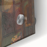 Rustic Modern Wall Art – Atmospheric Window Scene with Warm Tones