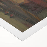 Rustic Modern Wall Art – Atmospheric Window Scene with Warm Tones