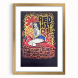 Red Hot Chili Peppers Nirvana Concert Poster | Vintage Rock Art