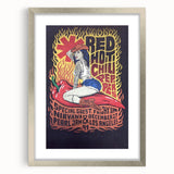 Red Hot Chili Peppers Nirvana Concert Poster | Vintage Rock Art