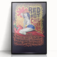 Red Hot Chili Peppers Nirvana Concert Poster | Vintage Rock Art