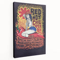 Red Hot Chili Peppers Nirvana Concert Poster | Vintage Rock Art