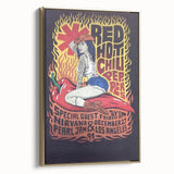Red Hot Chili Peppers Nirvana Concert Poster | Vintage Rock Art