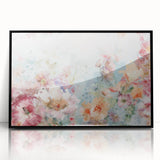 Elegant Floral Abstract - Modern Living Room Canvas Wall Art