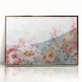 Elegant Floral Abstract - Modern Living Room Canvas Wall Art