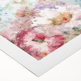Elegant Floral Abstract - Modern Living Room Canvas Wall Art