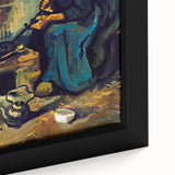 Impressionism Wall Art: Peasant Woman Cooking by Vincent van Gogh Prints