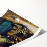 Impressionism Wall Art: Peasant Woman Cooking by Vincent van Gogh Prints