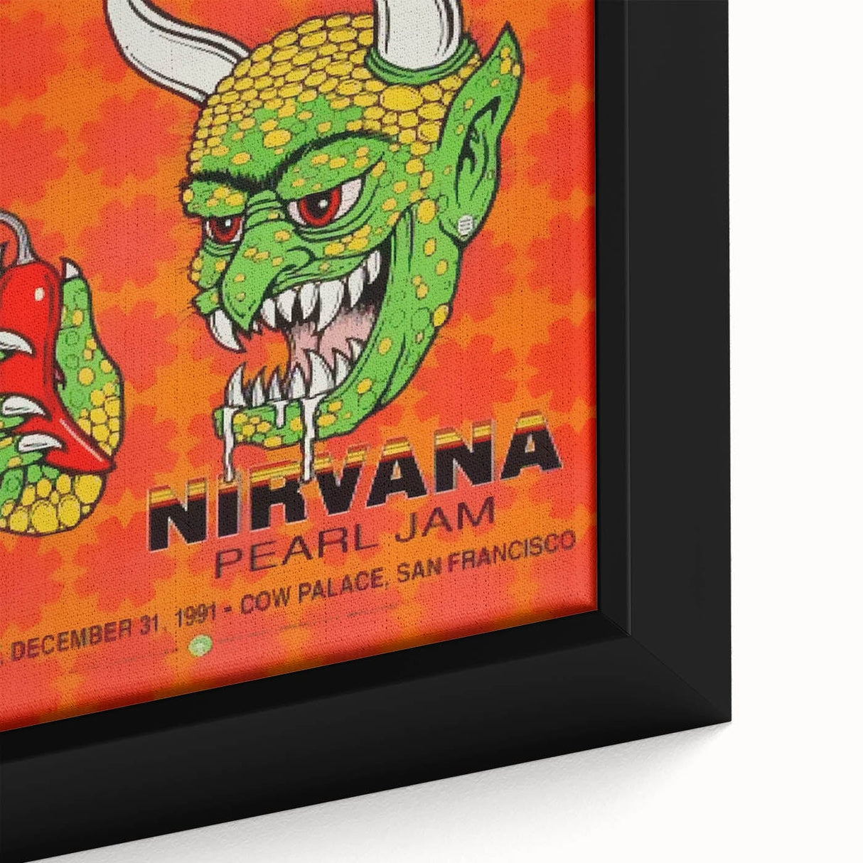 Red Hot Chili Peppers Nirvana Concert Poster | Vintage Rock Art