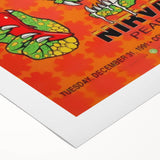 Red Hot Chili Peppers Nirvana Concert Poster | Vintage Rock Art