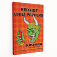 Red Hot Chili Peppers Nirvana Concert Poster | Vintage Rock Art