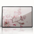 Cherry Blossom Elegance - Modern Living Room Canvas Wall Art