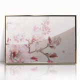Cherry Blossom Elegance - Modern Living Room Canvas Wall Art