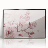 Cherry Blossom Elegance - Modern Living Room Canvas Wall Art