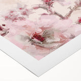 Cherry Blossom Elegance - Modern Living Room Canvas Wall Art