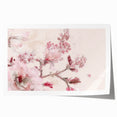 Cherry Blossom Elegance - Modern Living Room Canvas Wall Art
